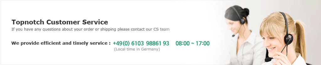 Topnotch Customer Service If you have any questions about your order or shipping please contact our CS team We provide efficient and timely service : (213) 765 0400 09:30 ~ 18:30 (PST)